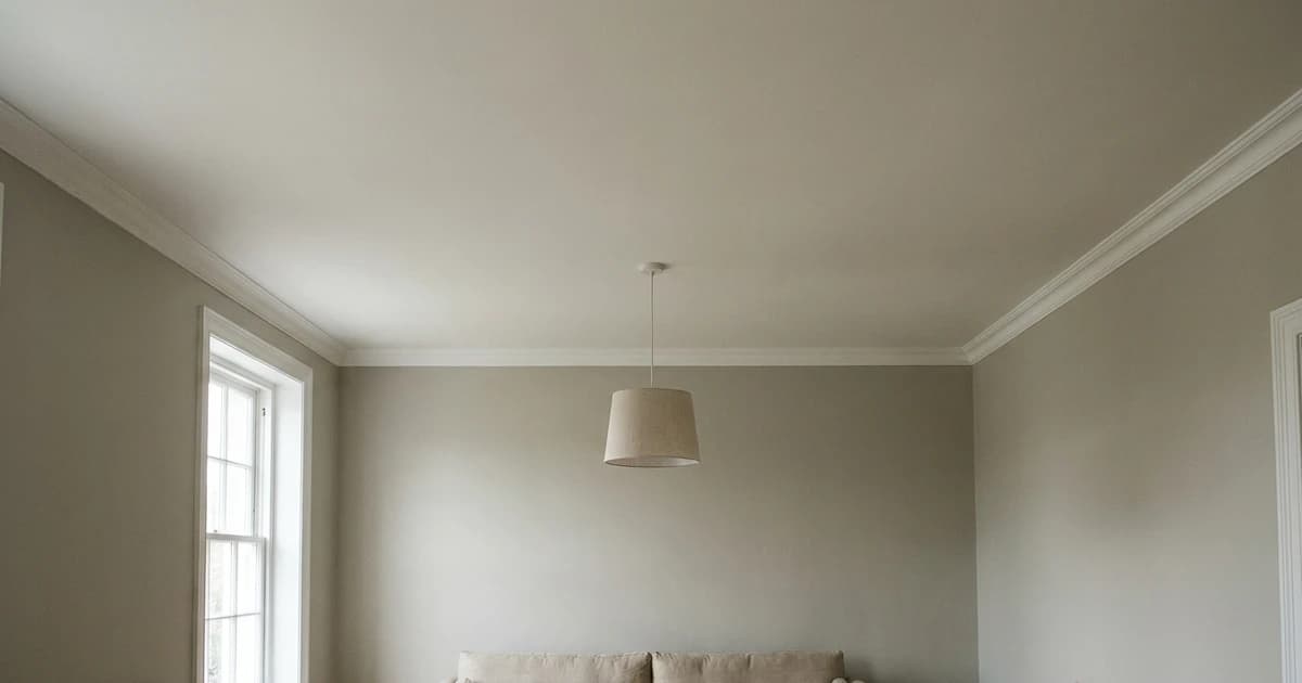 Ceiling Paint Color: Same as the Walls or White?